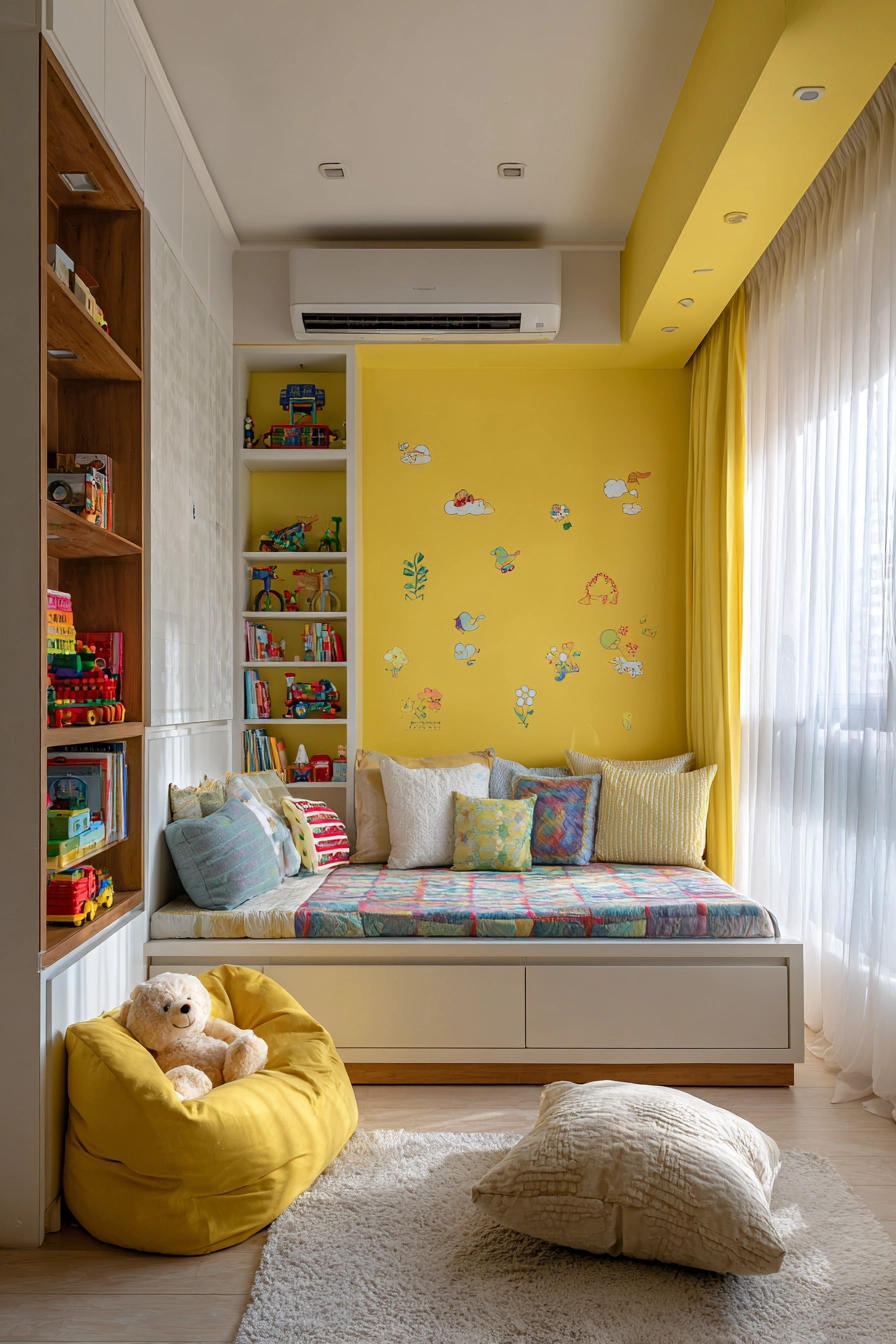 accent wall bedroom 16