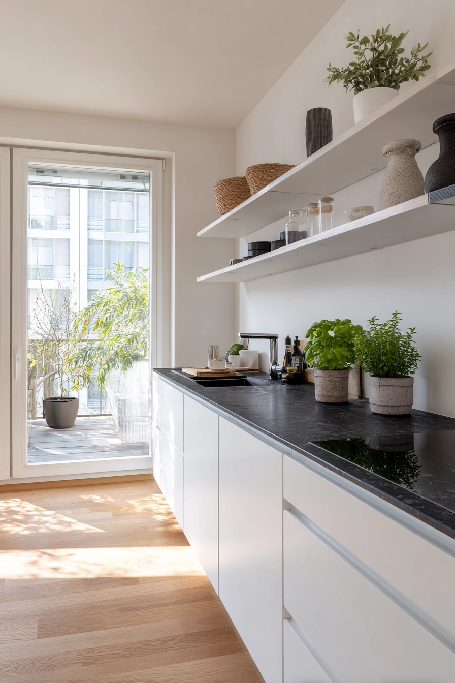 aesthetic apartment kitchen 1