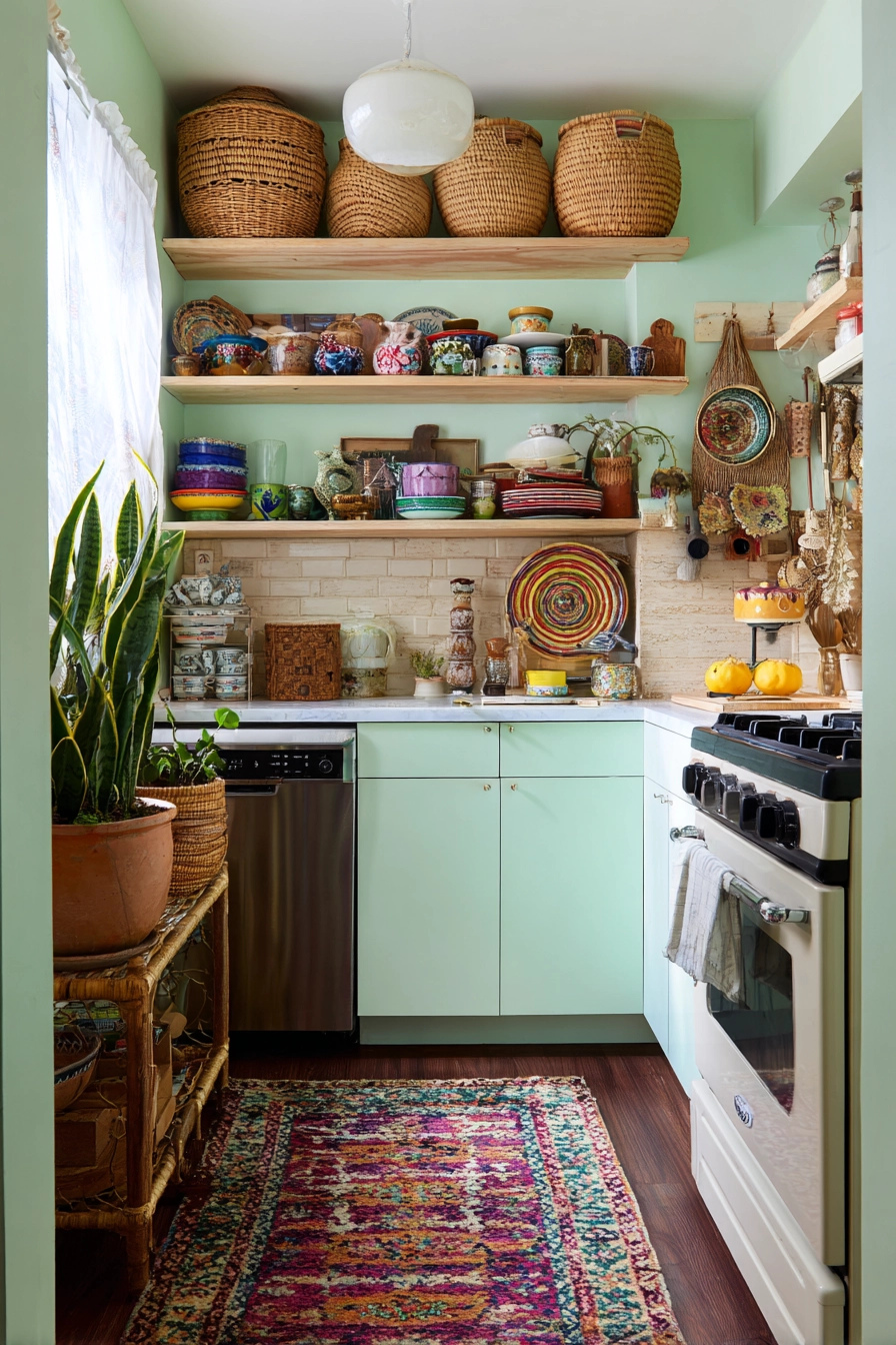 aesthetic apartment kitchen 17