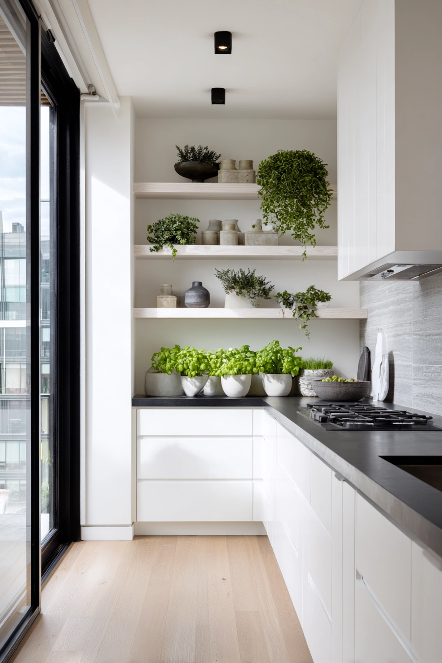aesthetic apartment kitchen 2