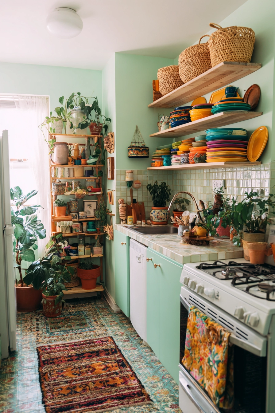 aesthetic apartment kitchen 20