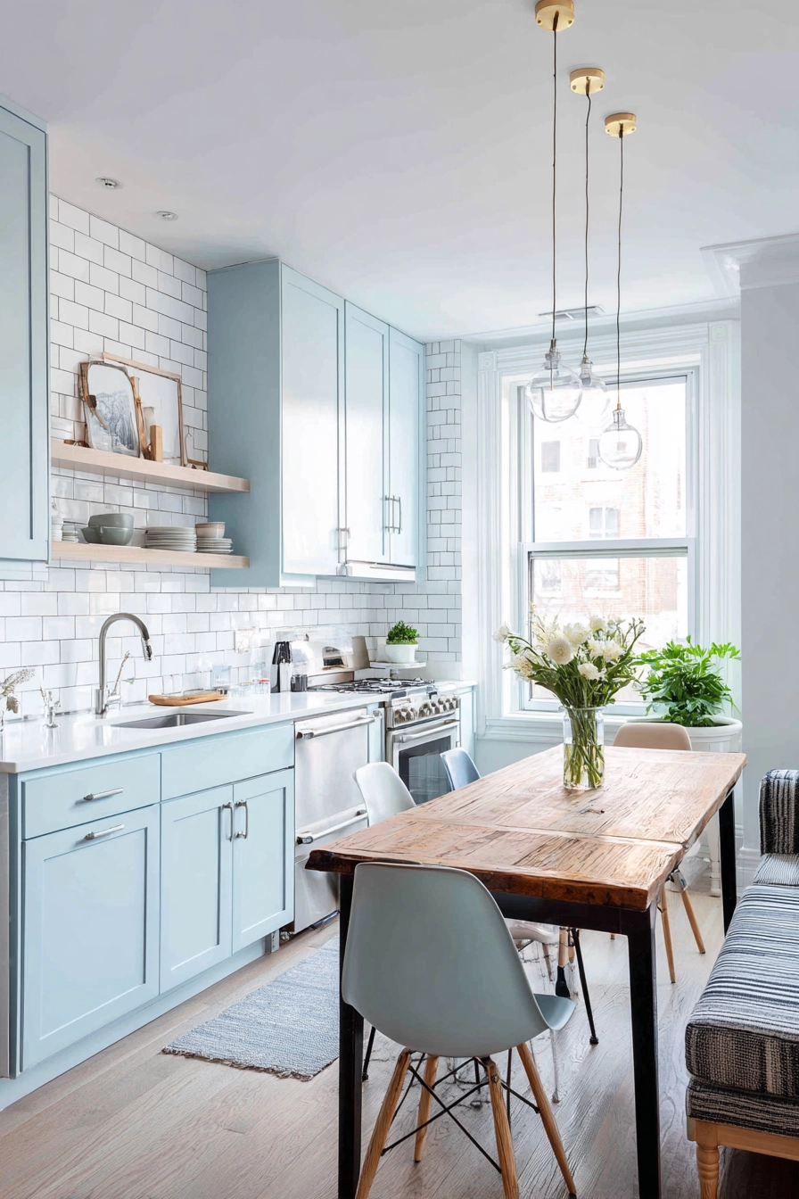aesthetic apartment kitchen 9