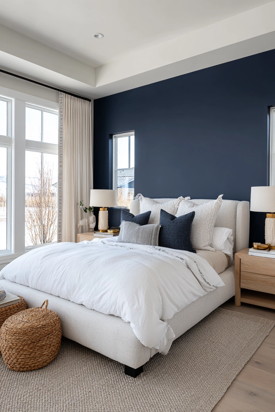 bedroom accent wall ideas 1
