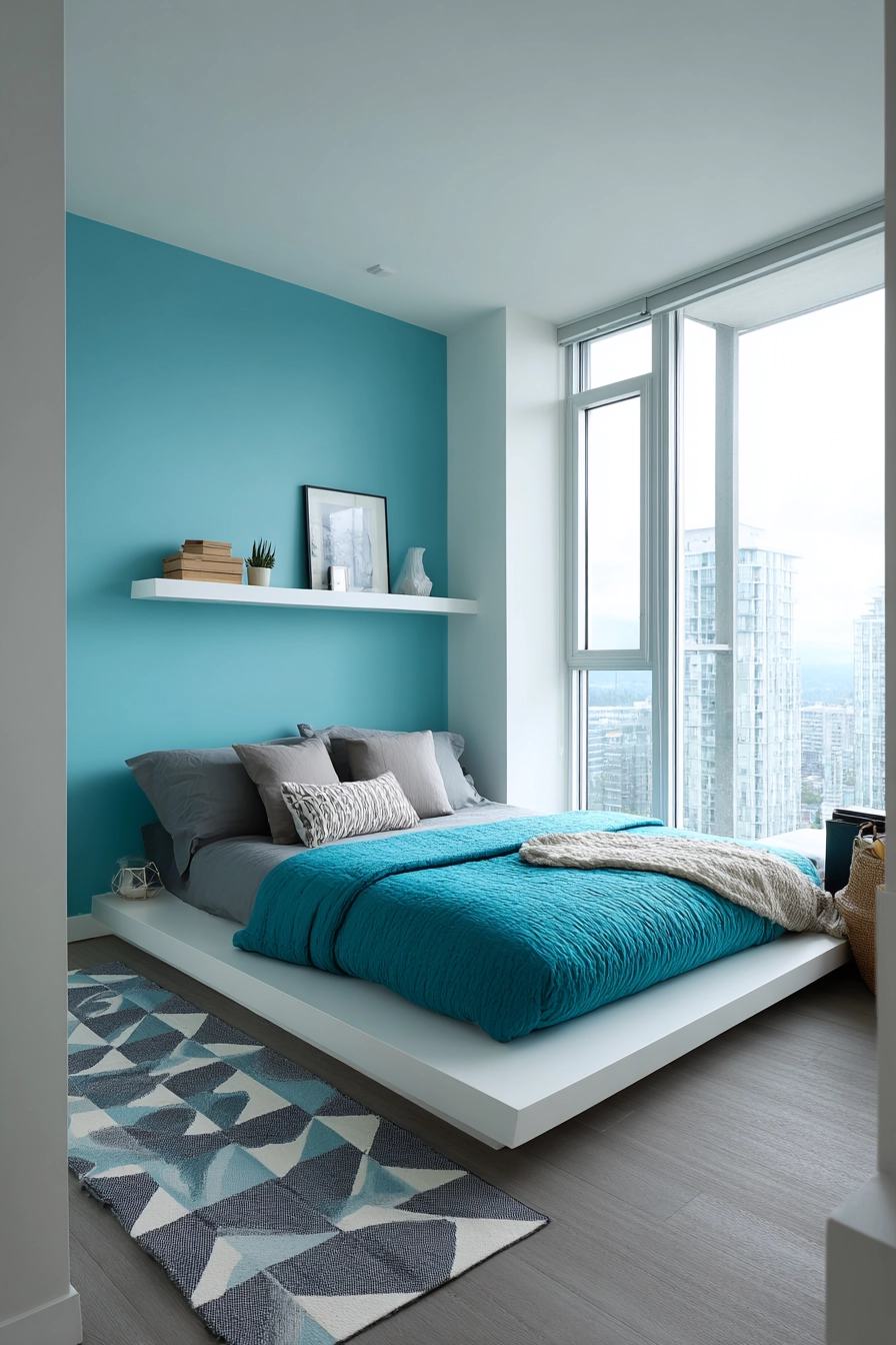 bedroom turquoise 10