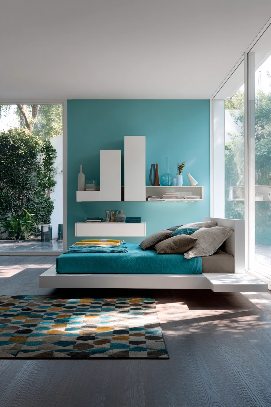 bedroom turquoise 11