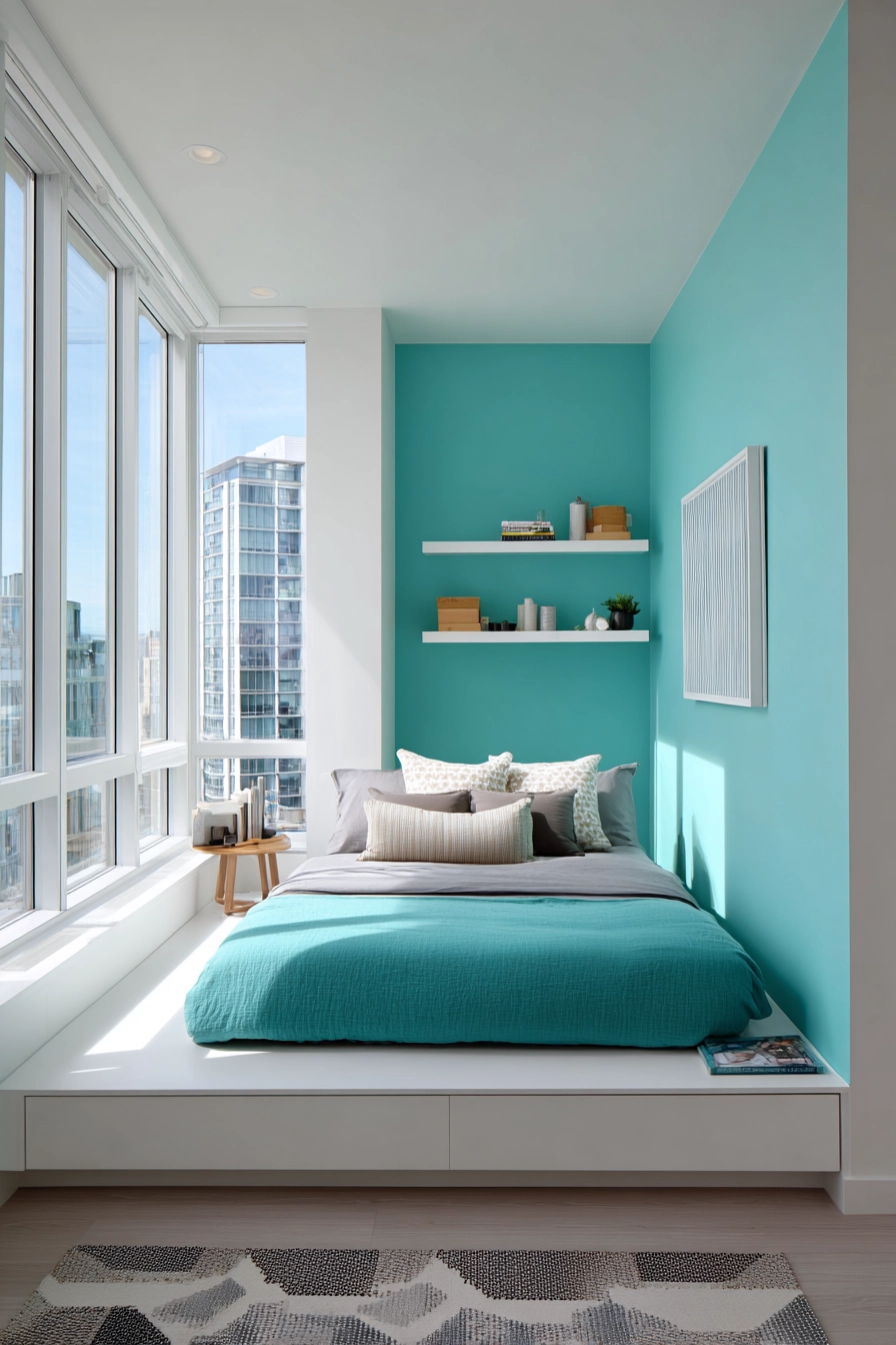bedroom turquoise 12