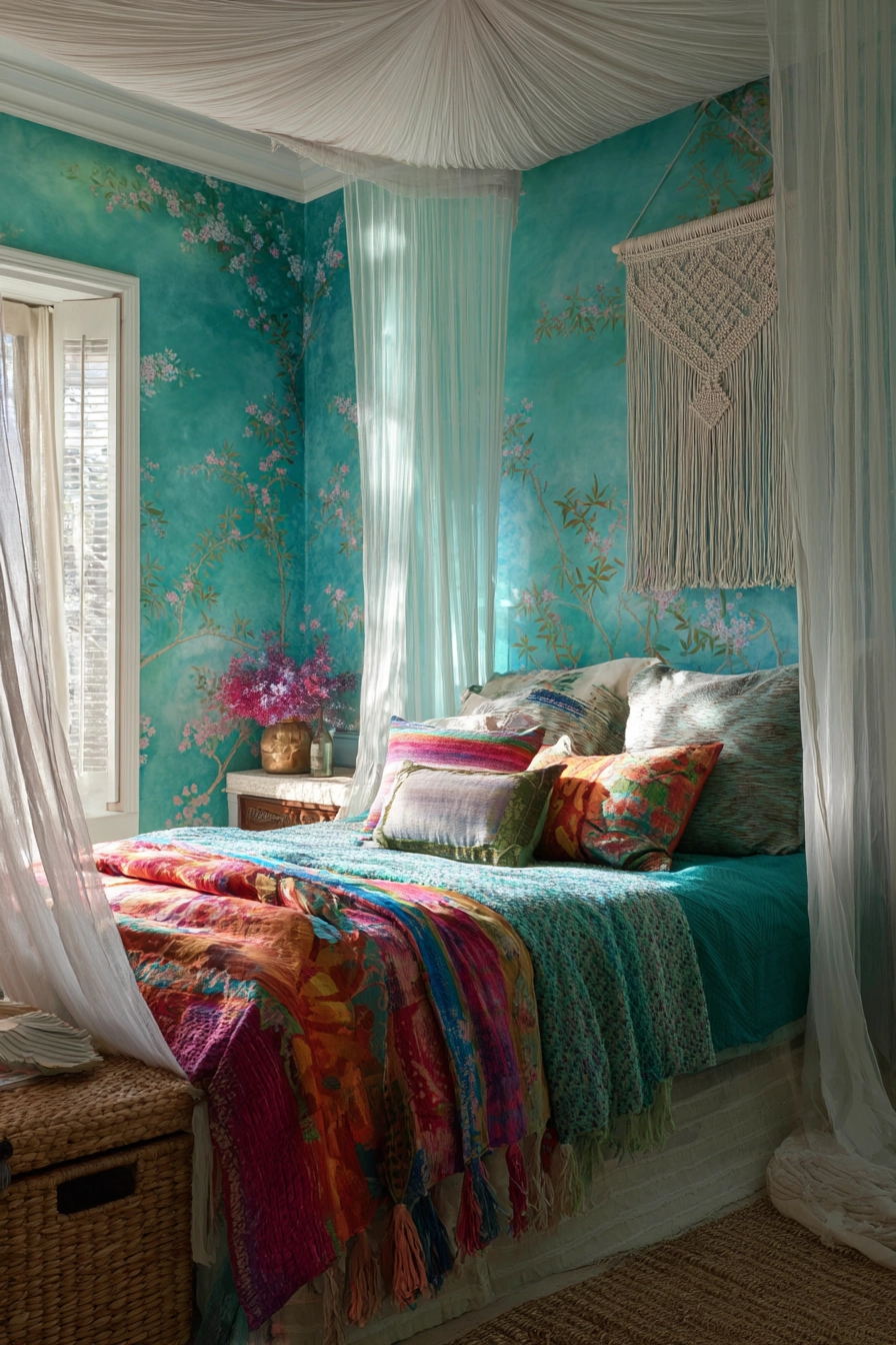 bedroom turquoise 16