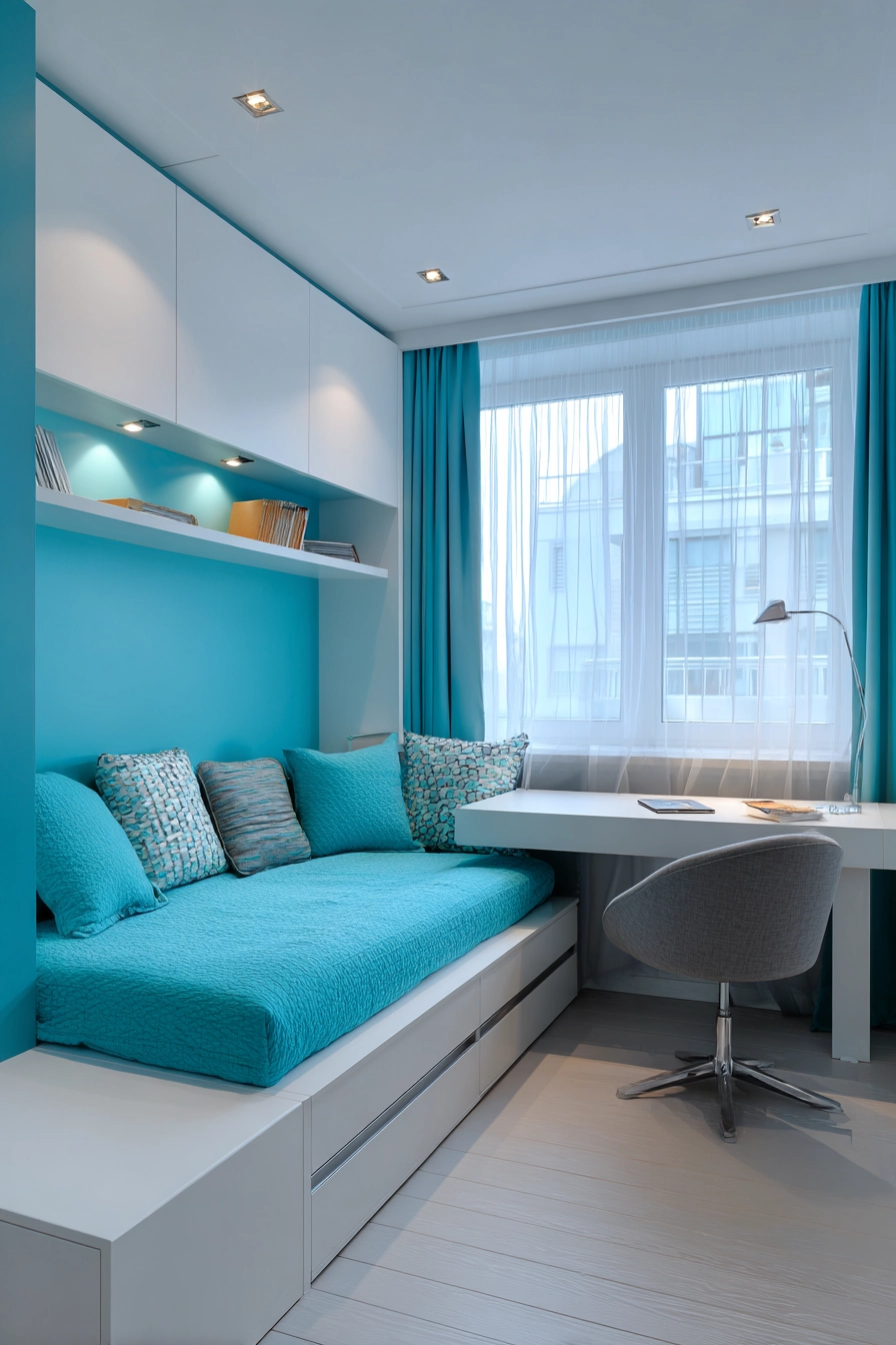 bedroom turquoise 19