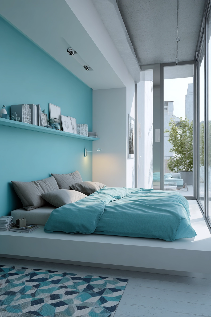 bedroom turquoise 9