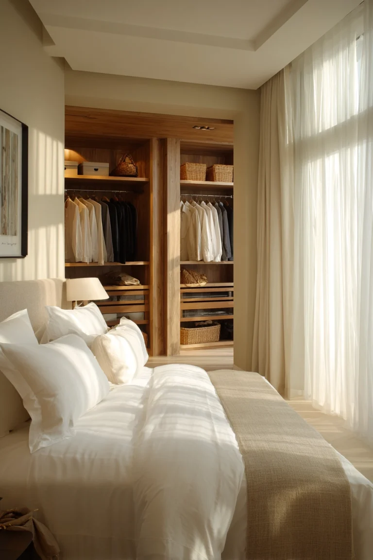 bedroom with walk in closet 1