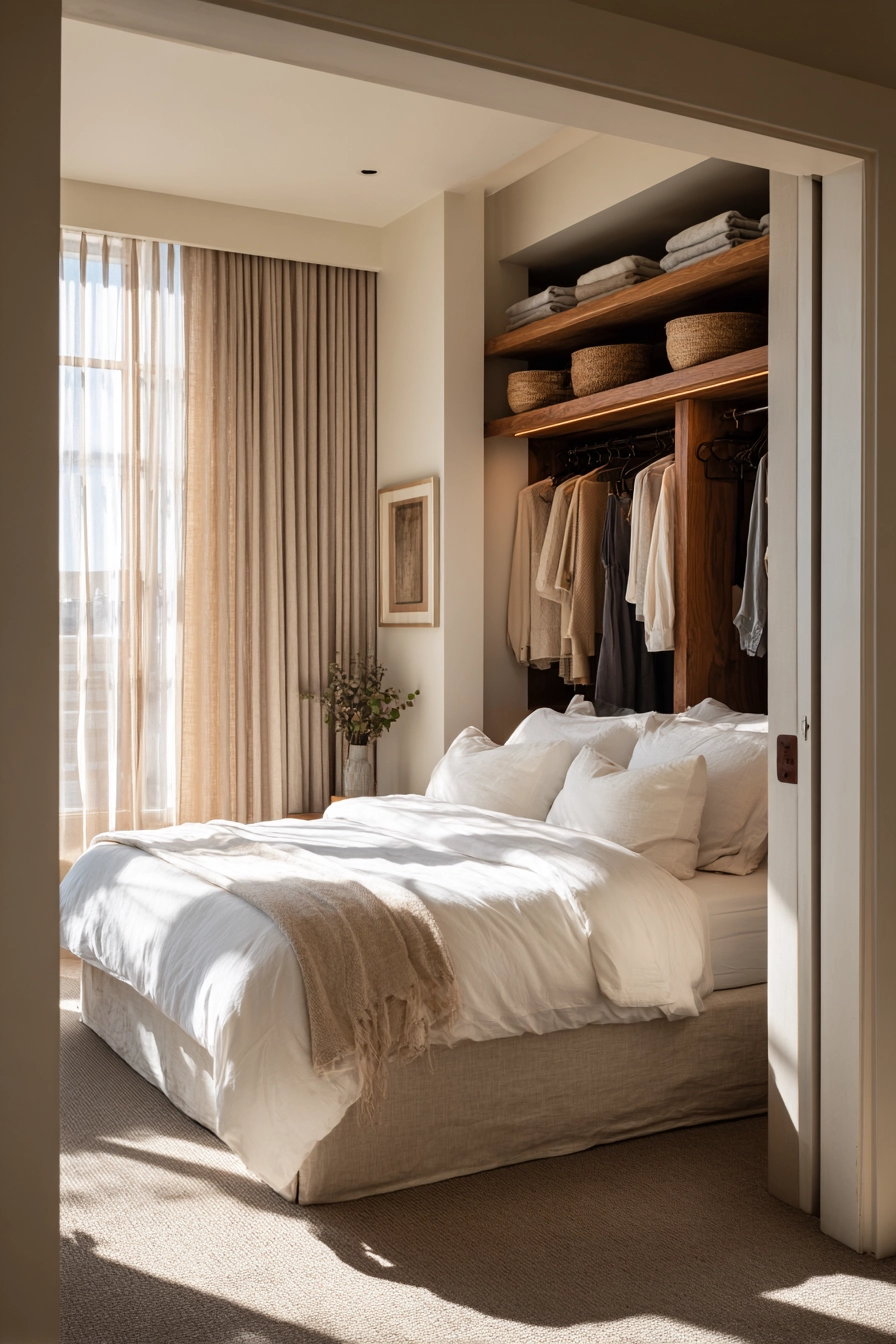 bedroom with walk in closet 2