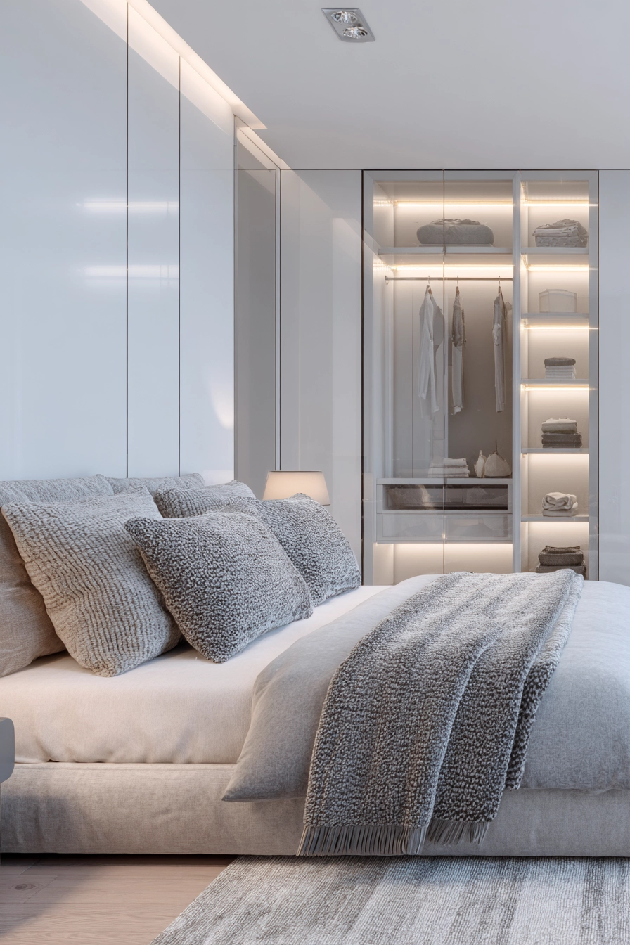 bedroom with walk in closet 5