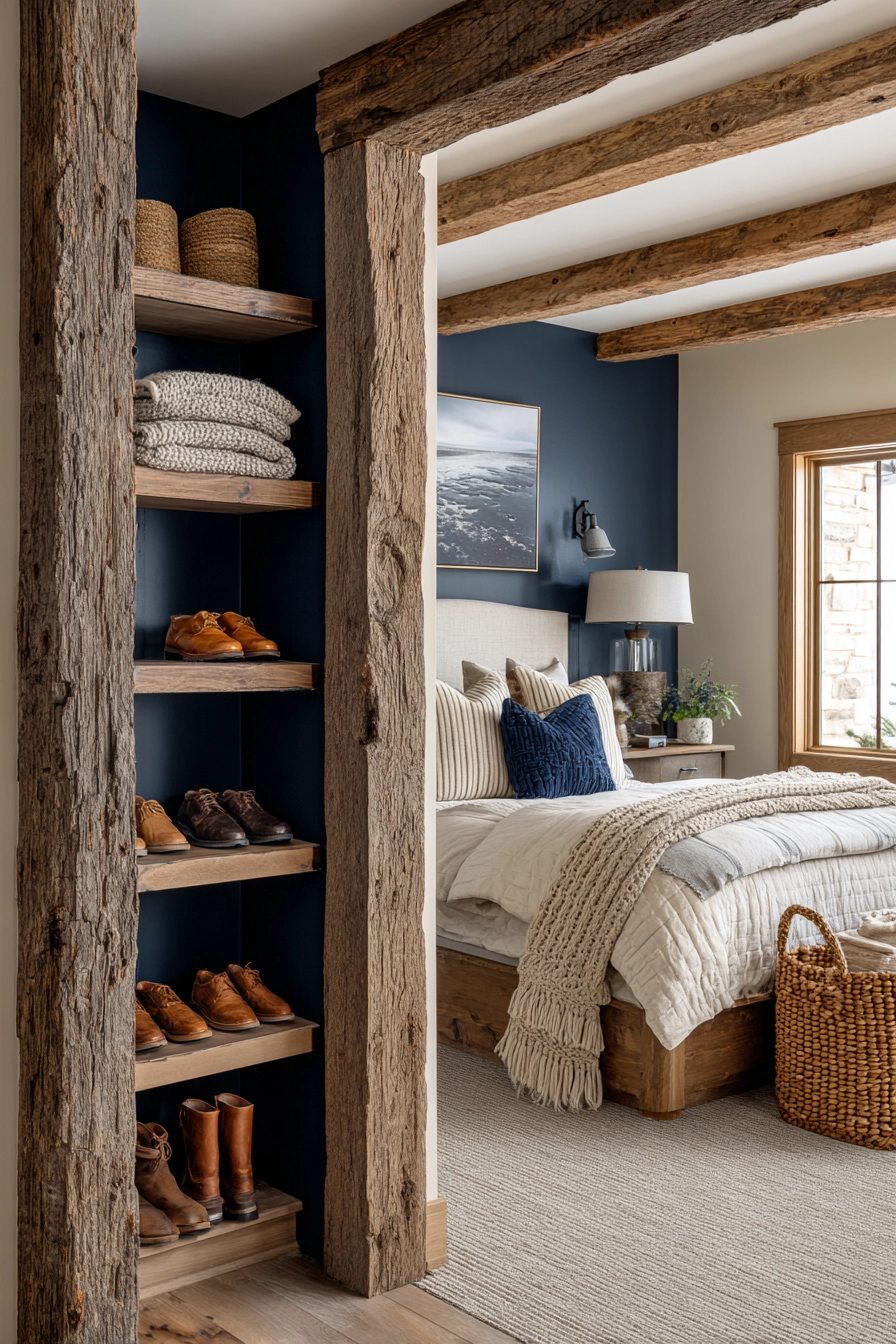 bedroom with walk in closet 9