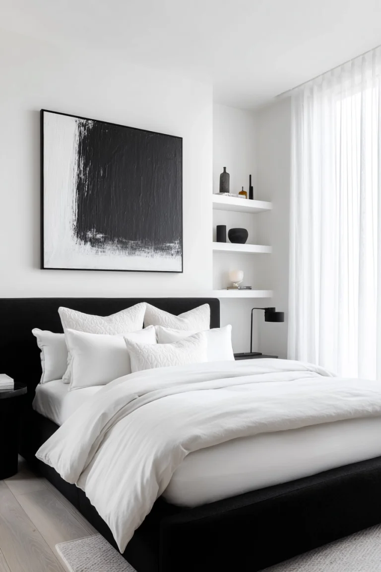 black and white bedroom ideas 1