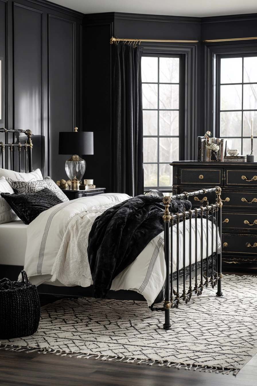 black and white bedroom ideas 10