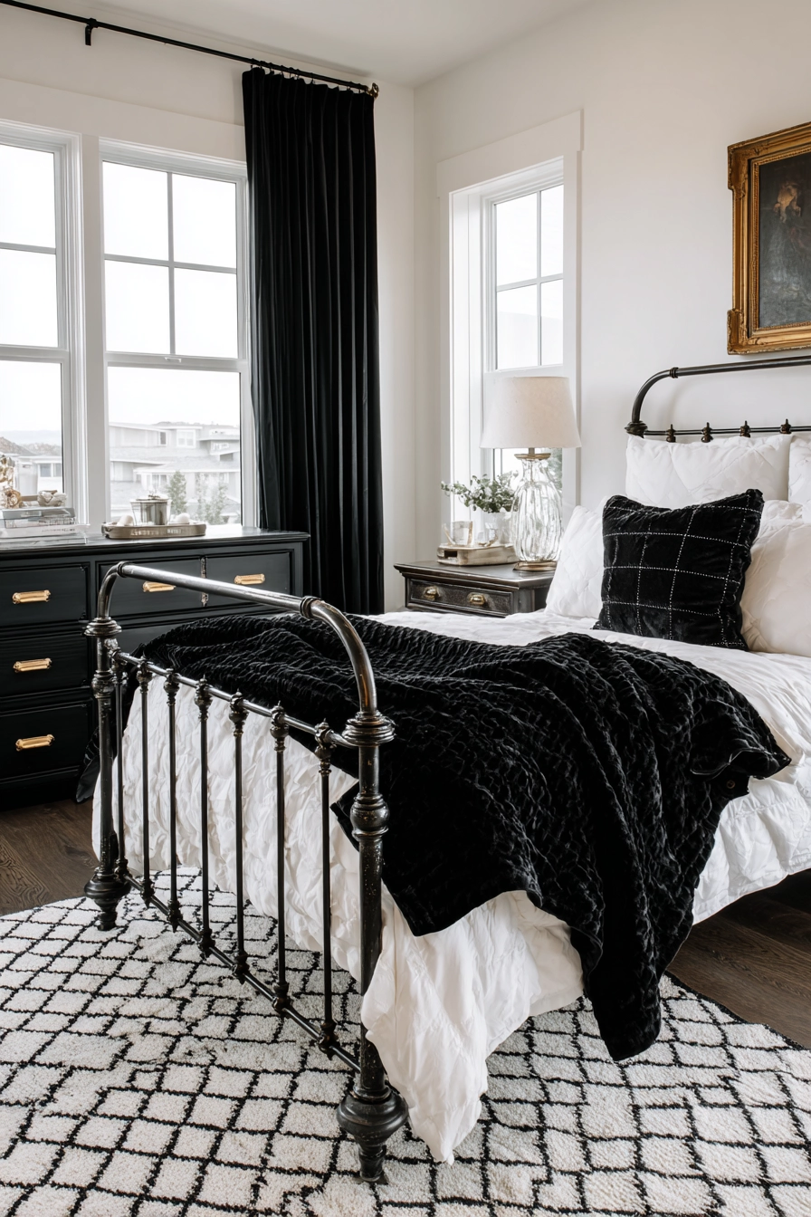 black and white bedroom ideas 11