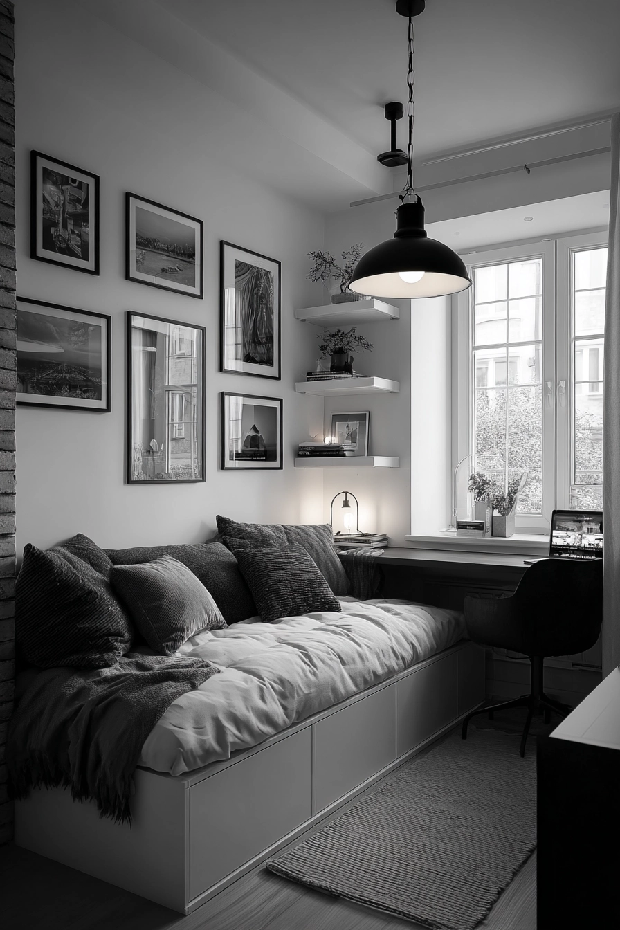 black and white bedroom ideas 15