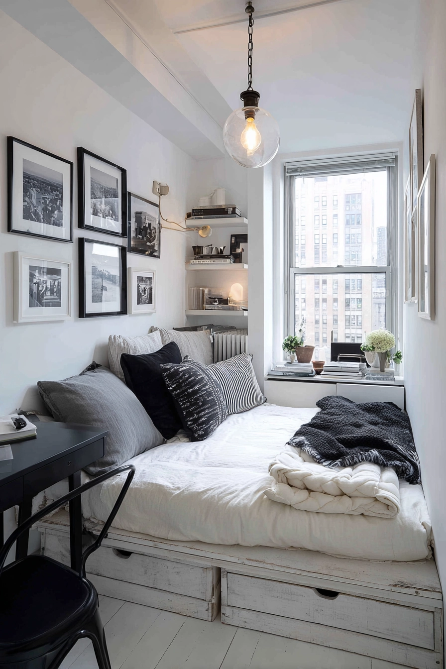 black and white bedroom ideas 16