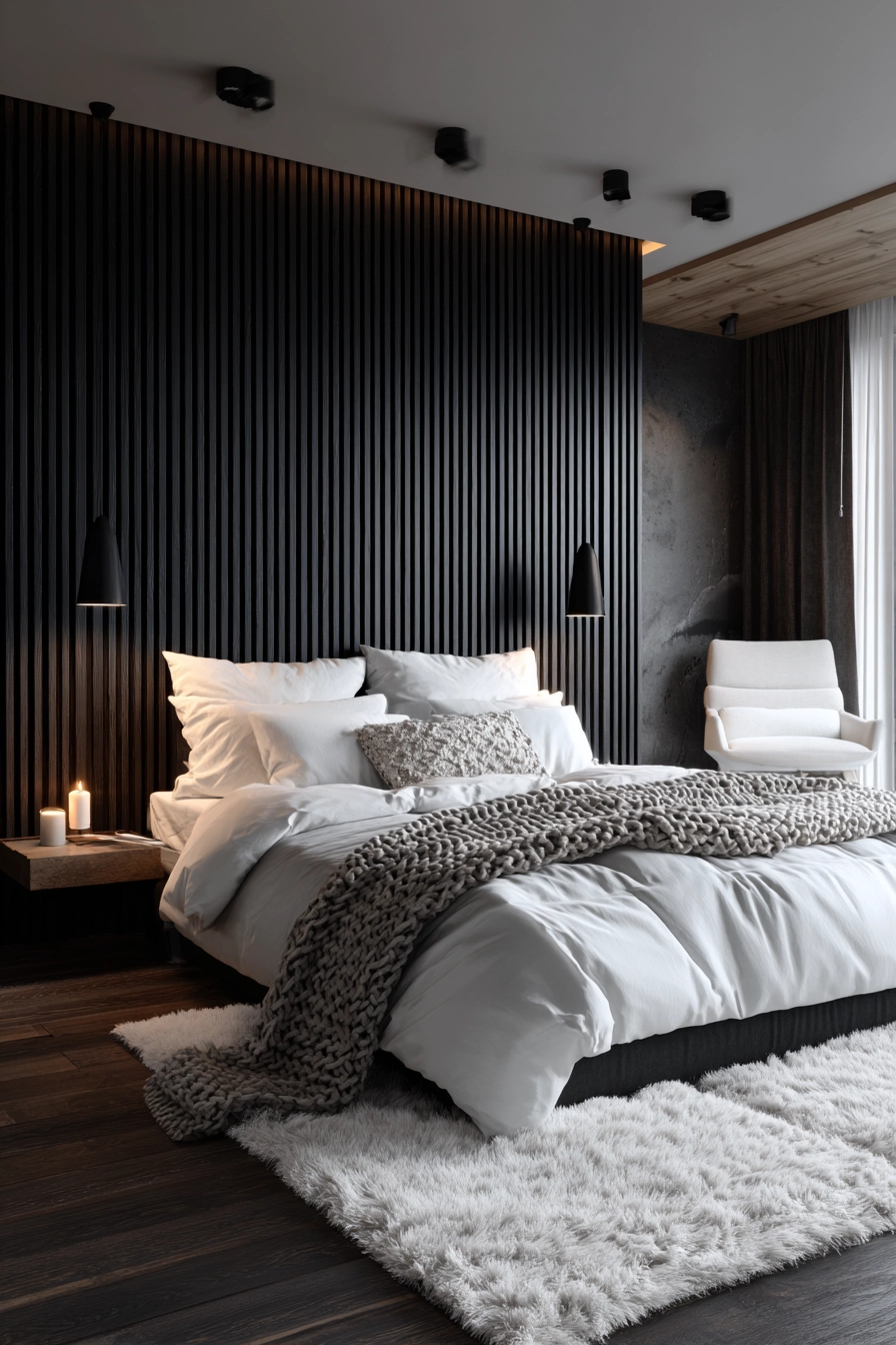 black and white bedroom ideas 7