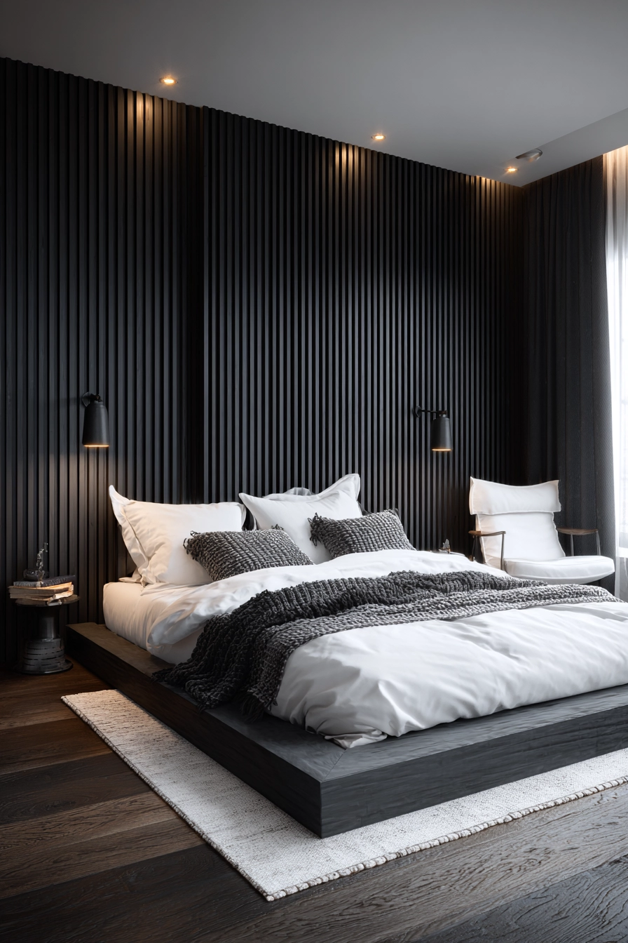 black and white bedroom ideas 8