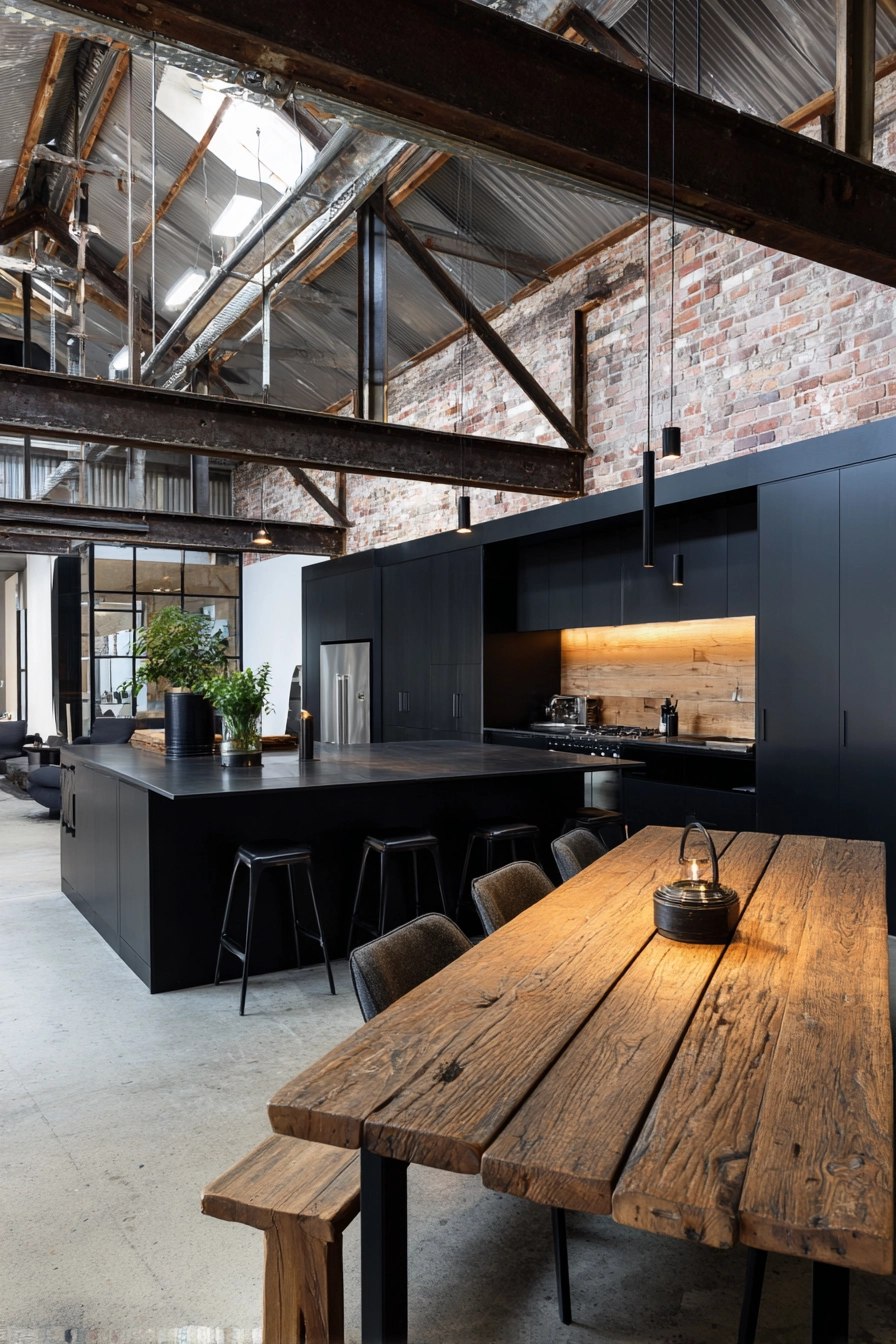 black and wood kitchen 7