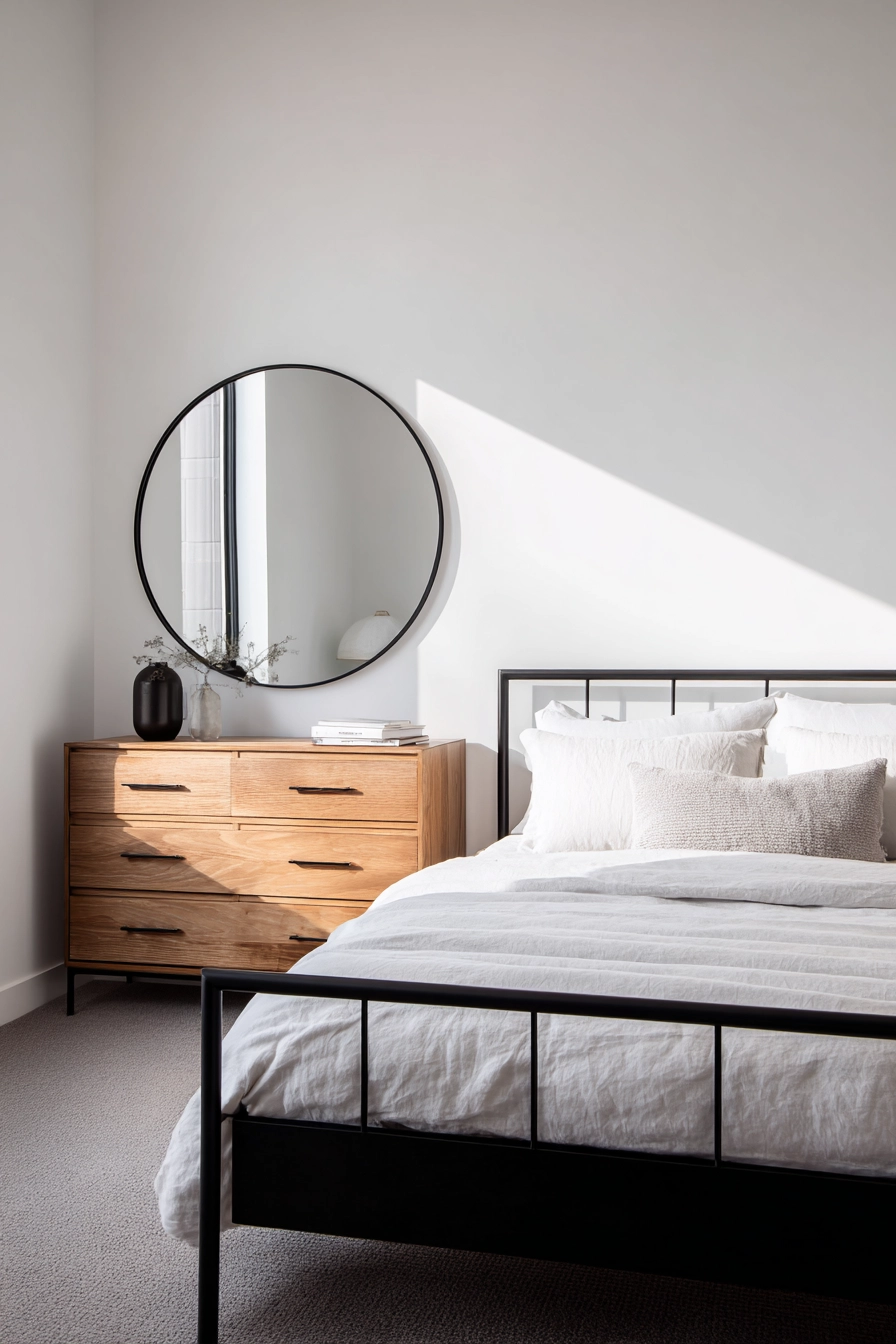 black metal bed frame bedroom ideas 13