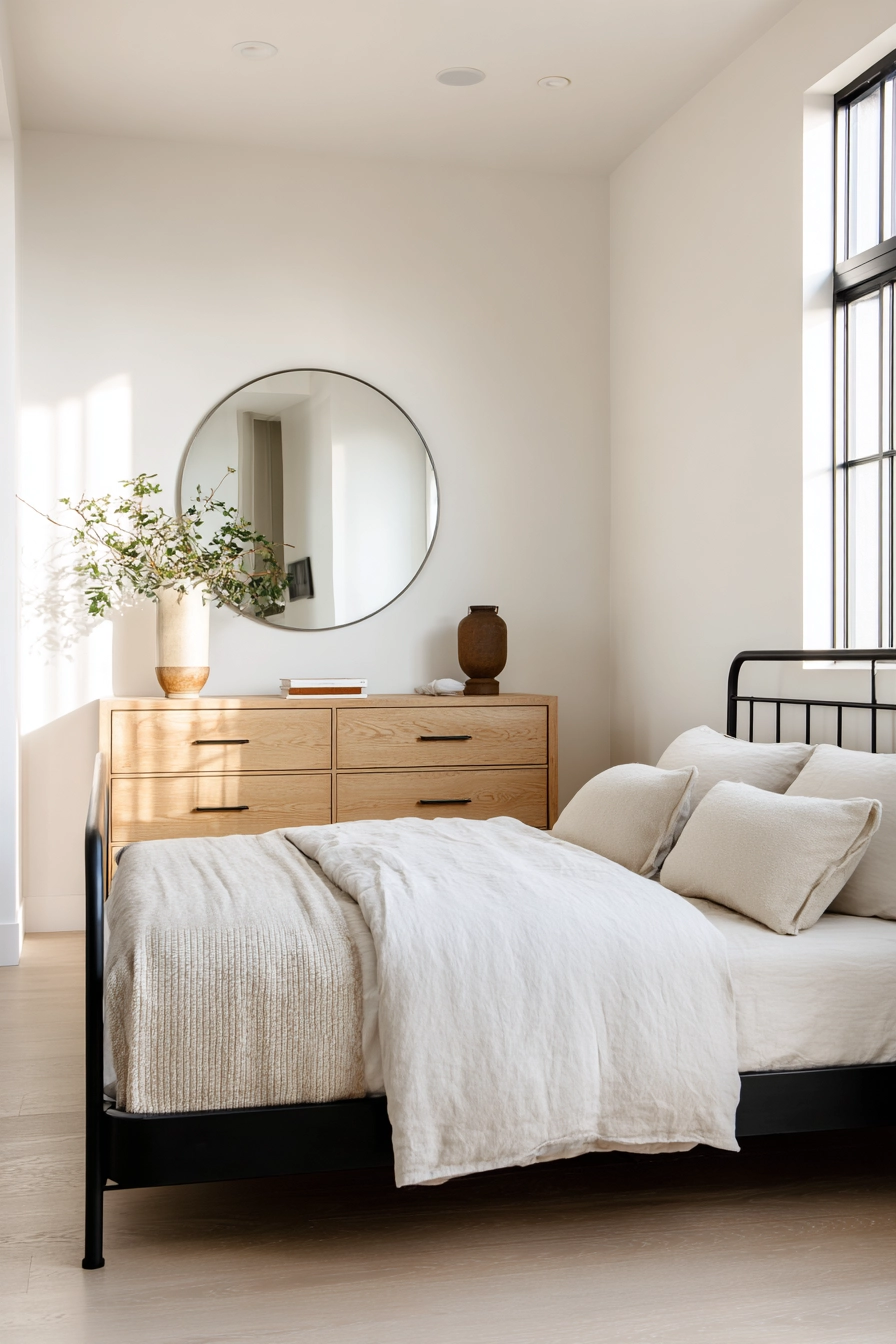 black metal bed frame bedroom ideas 14
