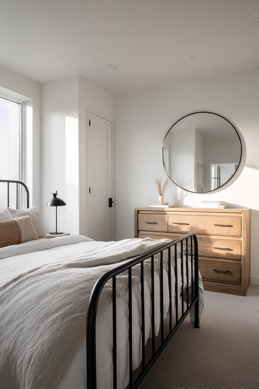 black metal bed frame bedroom ideas 15