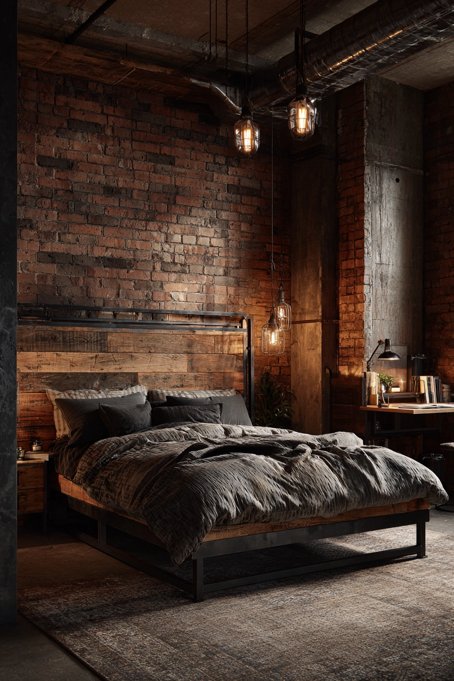 black metal bed frame bedroom ideas 7
