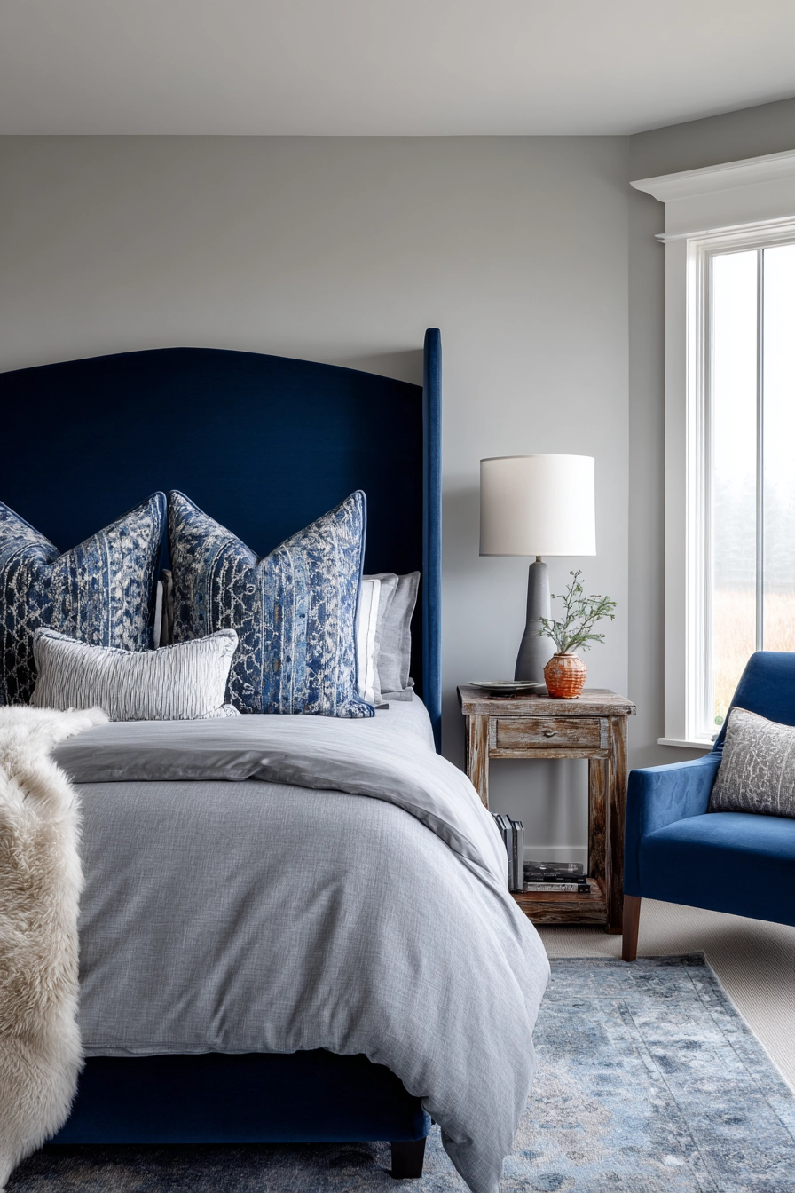 Blue and Grey Bedroom: A Harmonious Blend of Serenity and Style ...