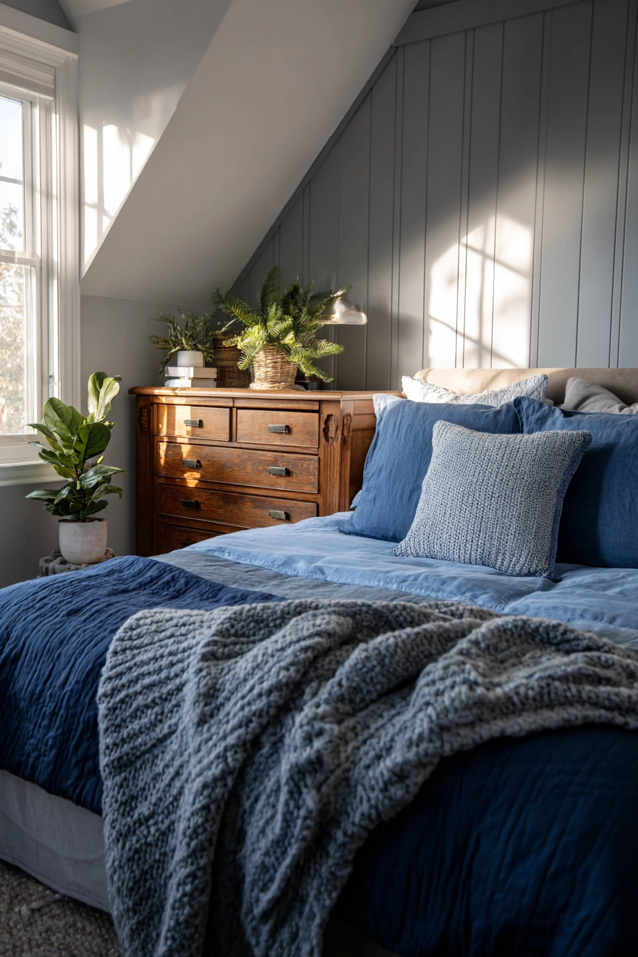blue and grey bedroom 10