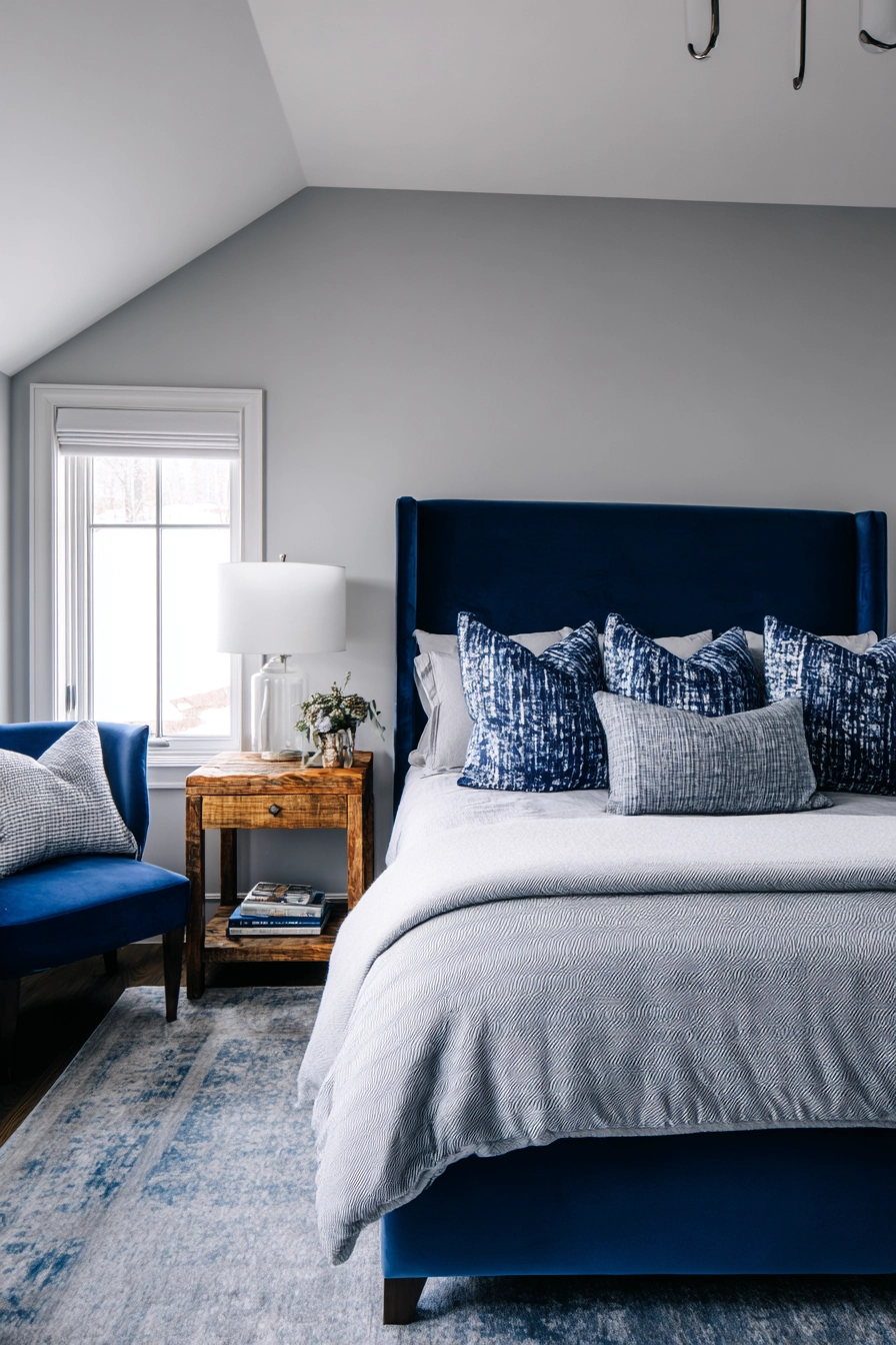 blue and grey bedroom 2