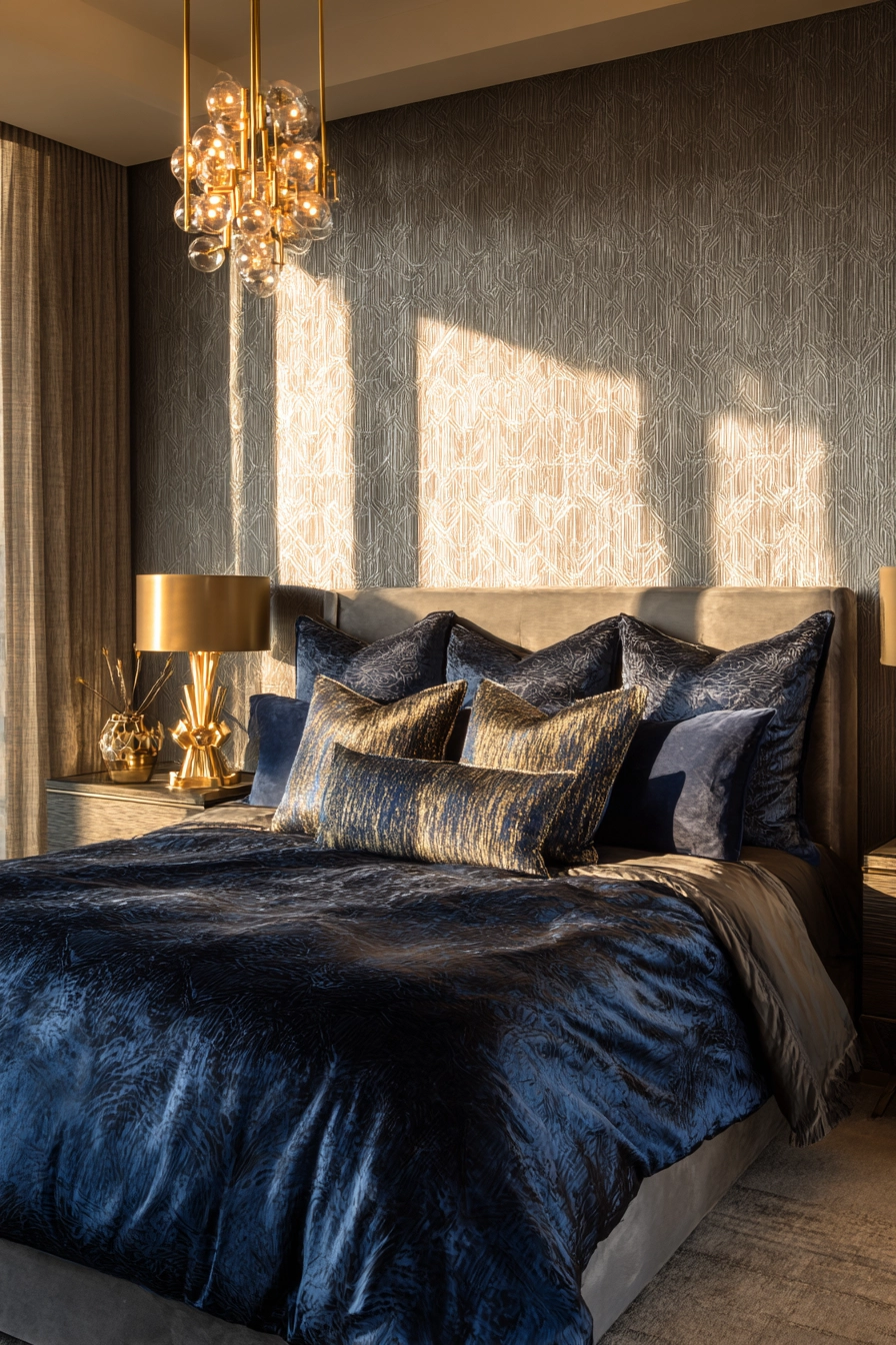 blue and grey bedroom 20