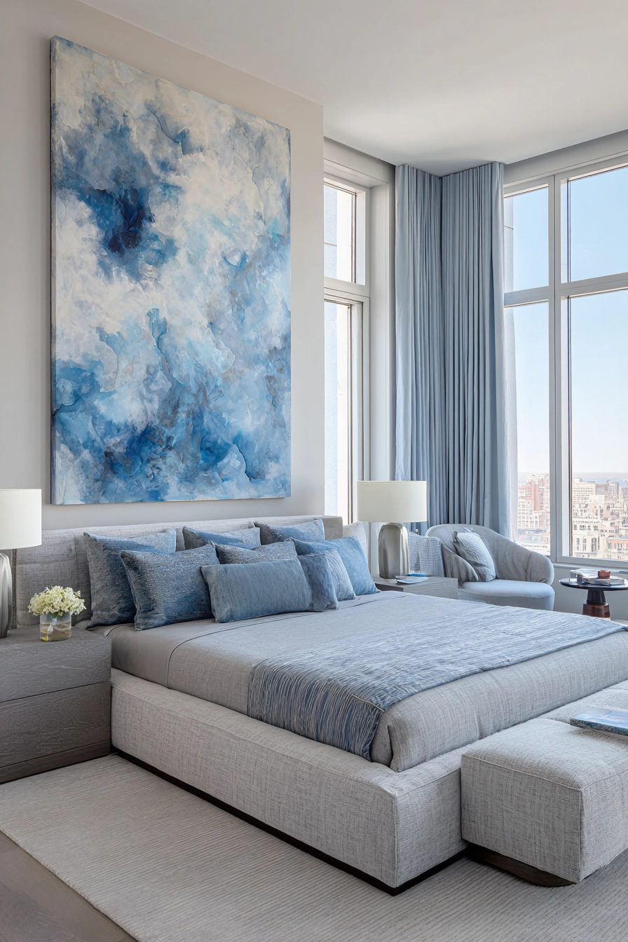 blue and grey bedroom 6