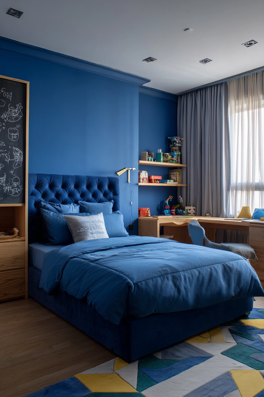 blue boys bedroom 13