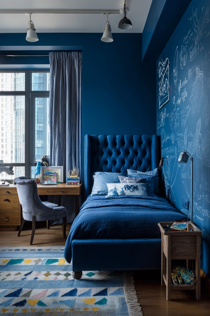 blue boys bedroom 15