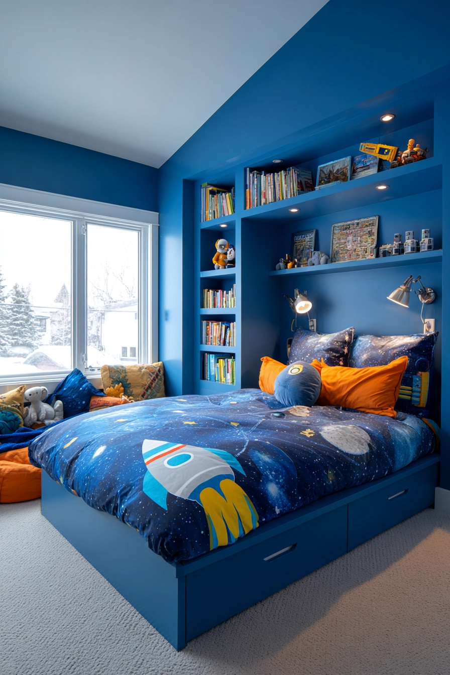 blue boys bedroom 17