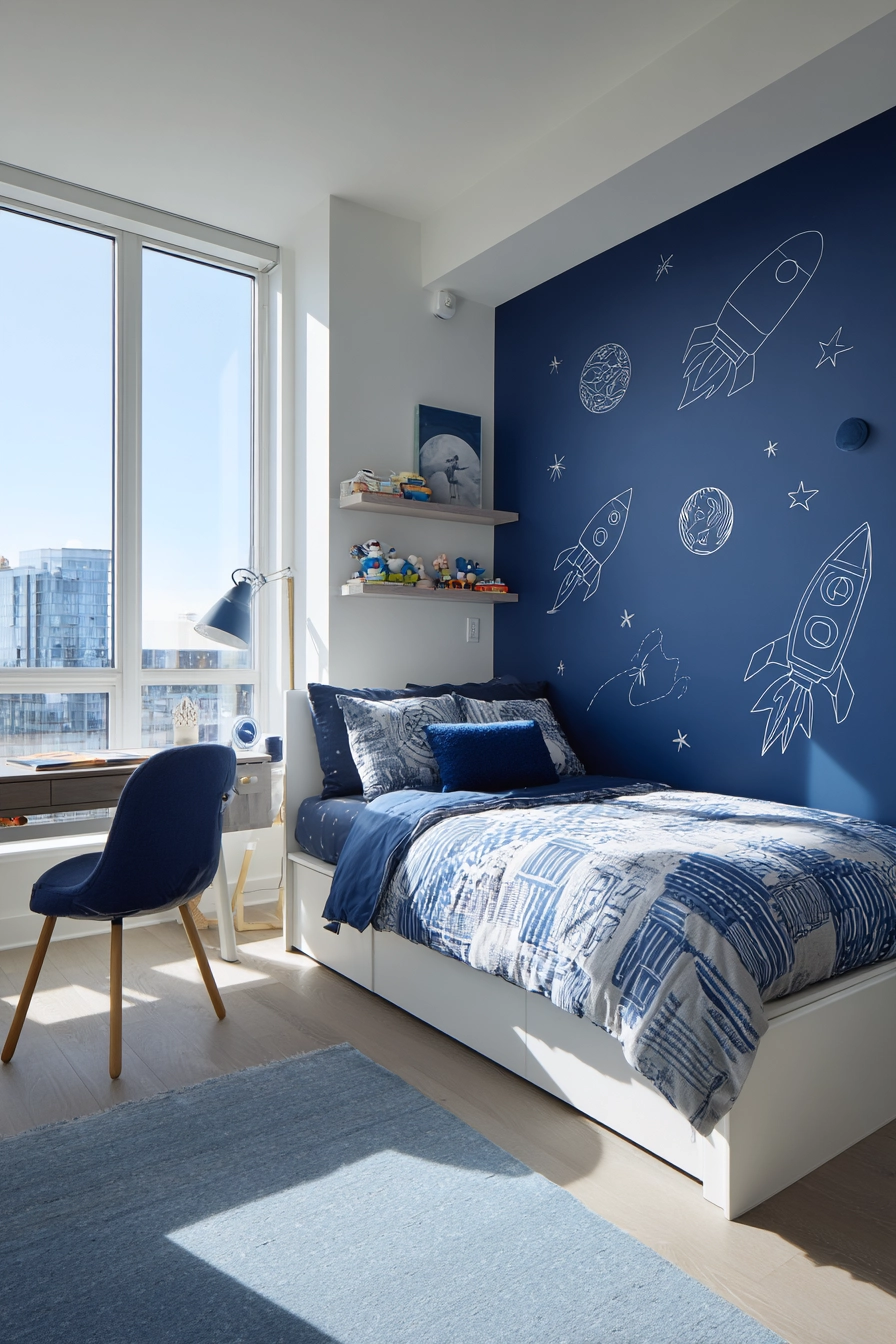 blue boys bedroom 2