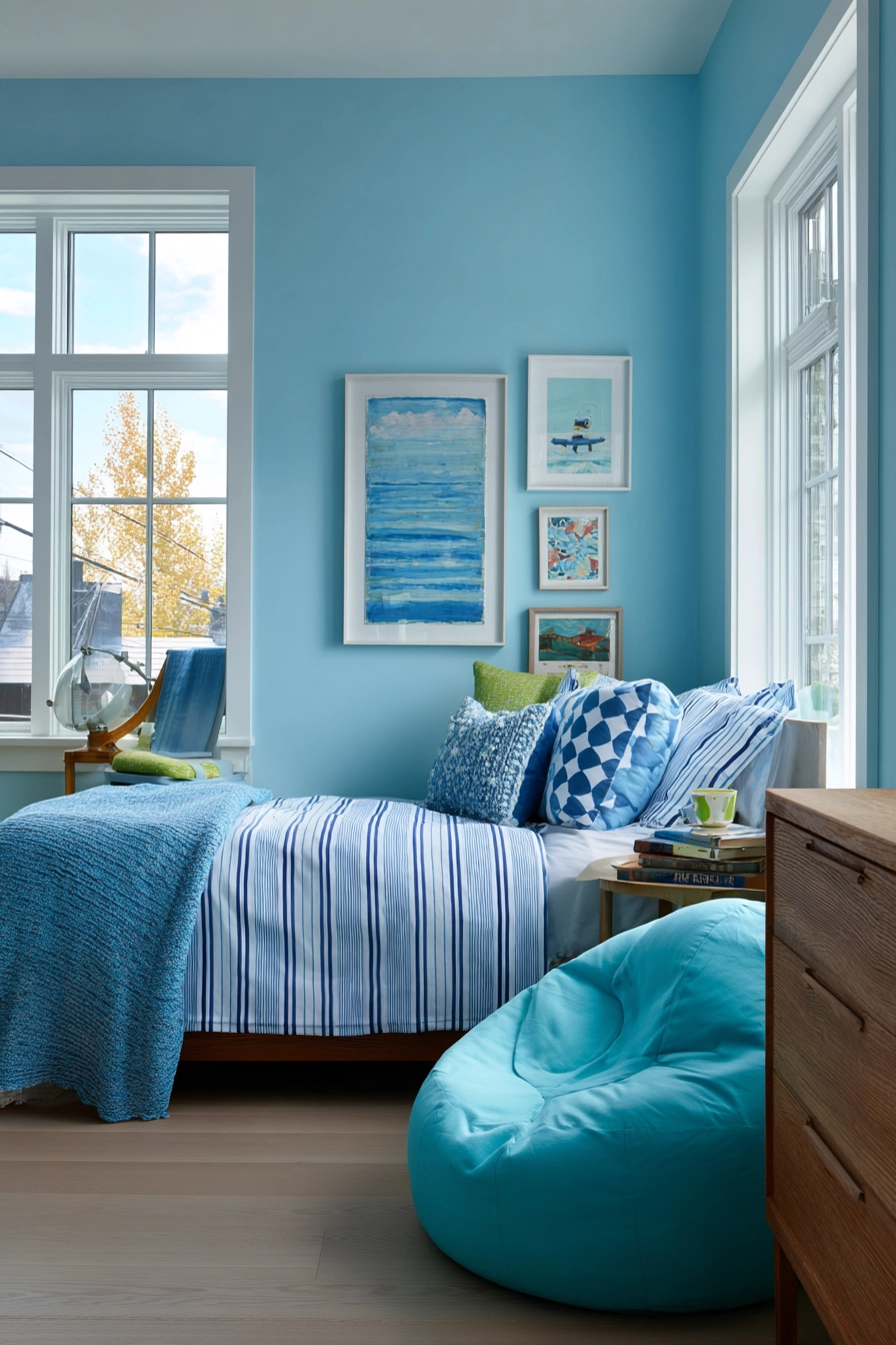 blue boys bedroom 5