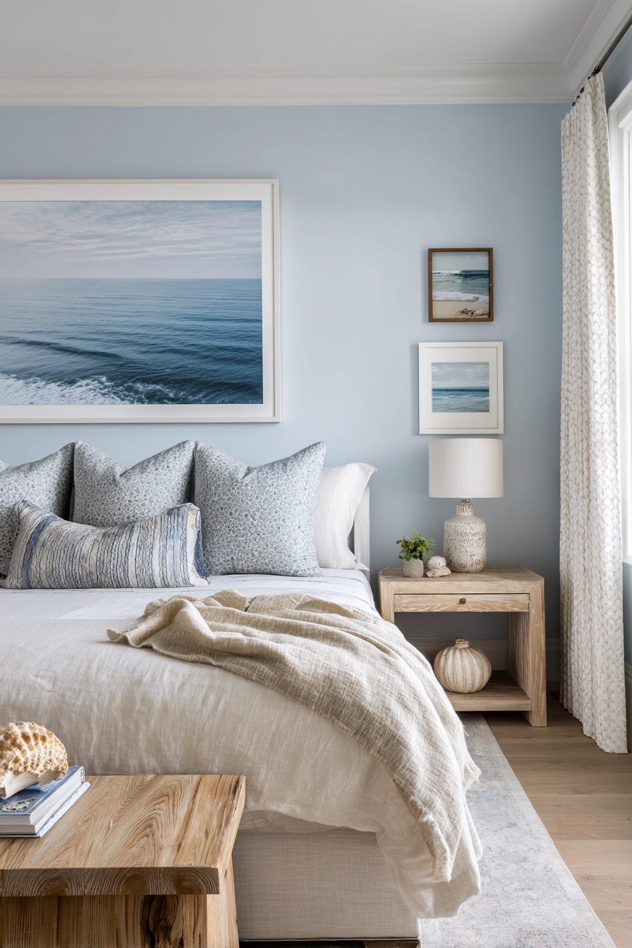 blue coastal bedroom 15
