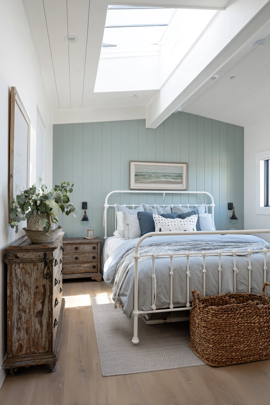 blue coastal bedroom 19