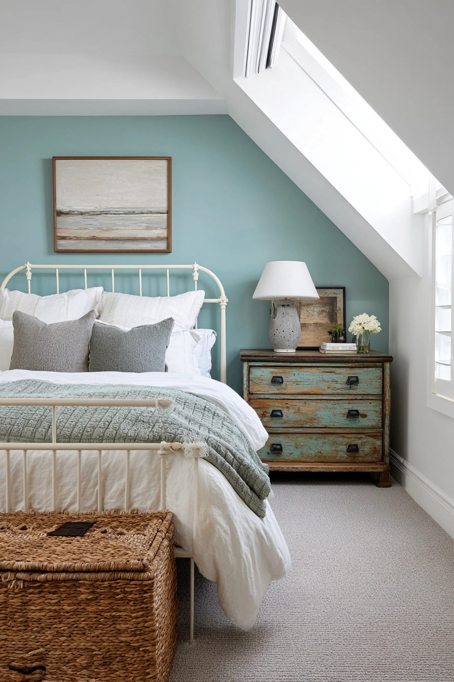 blue coastal bedroom 20