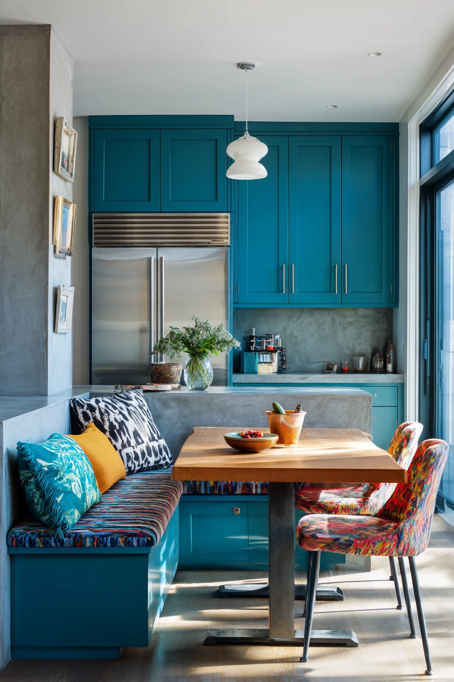 blue kitchen cabinets 11