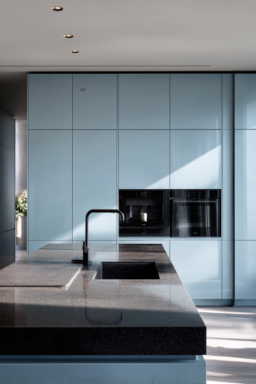 blue kitchen cabinets 19