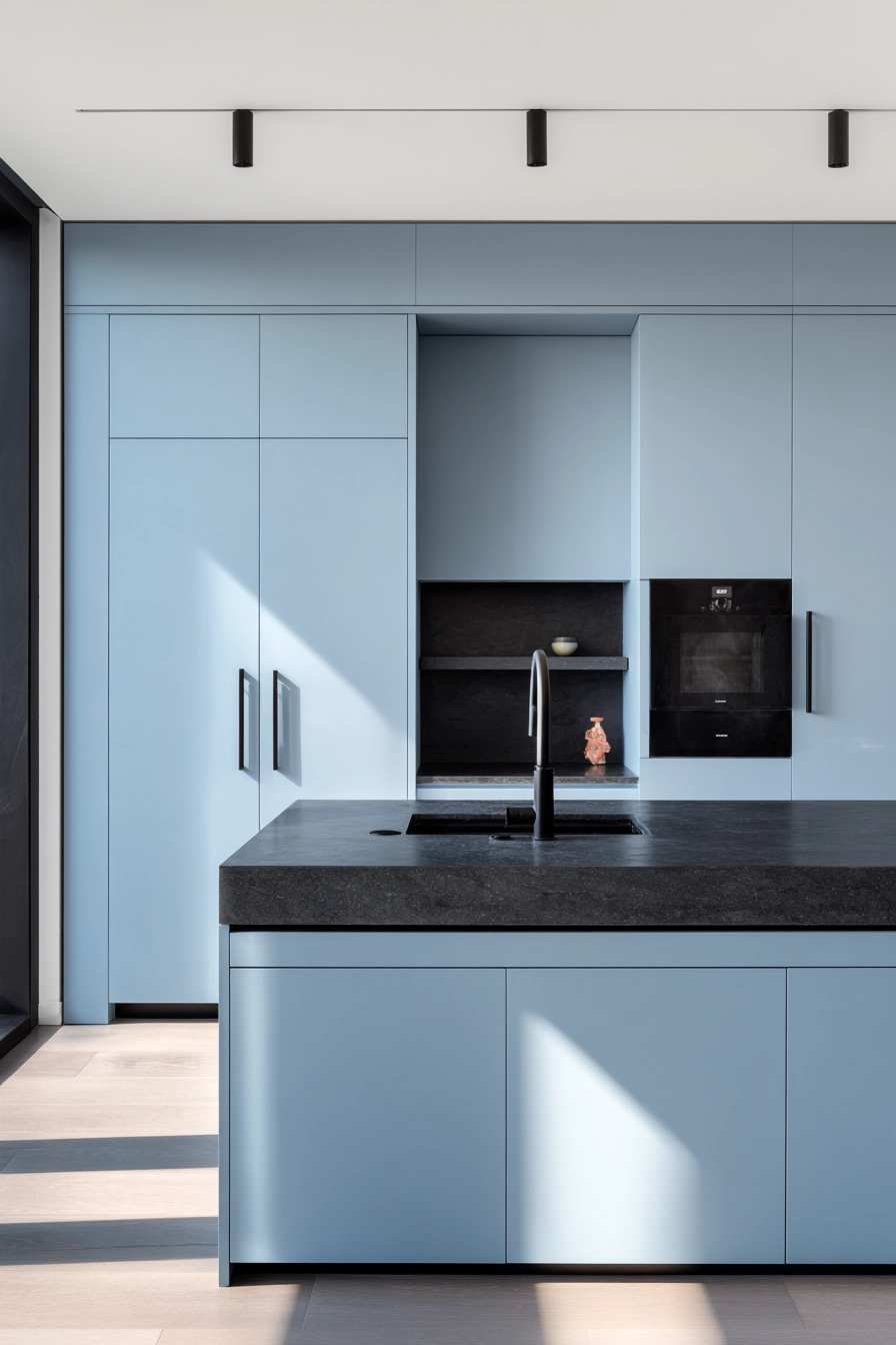 blue kitchen cabinets 20