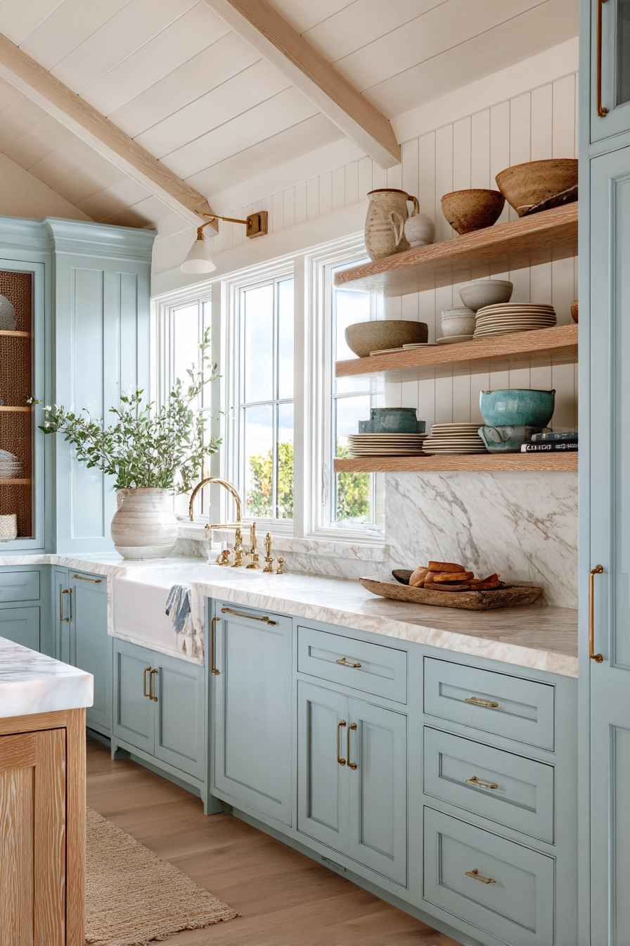 blue kitchen cabinets 5