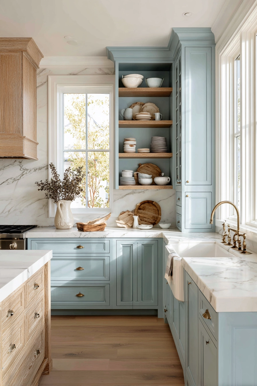 blue kitchen cabinets 6