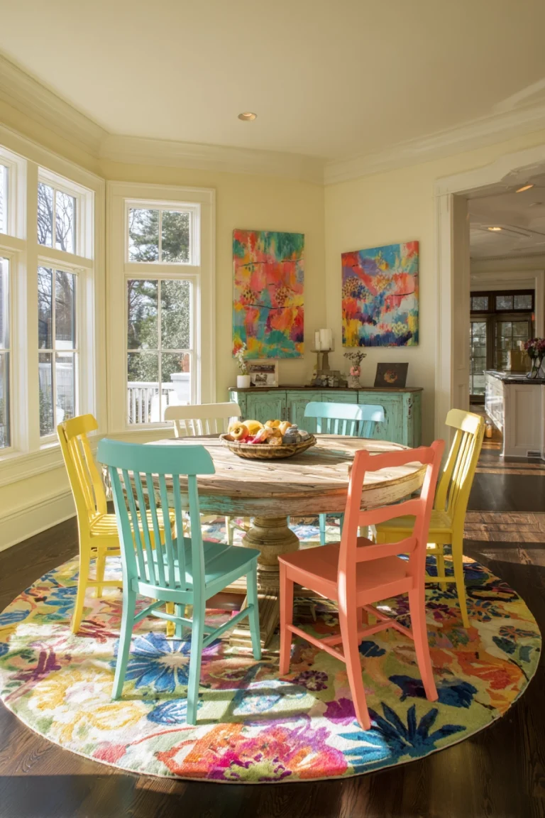 colorful dining room 1