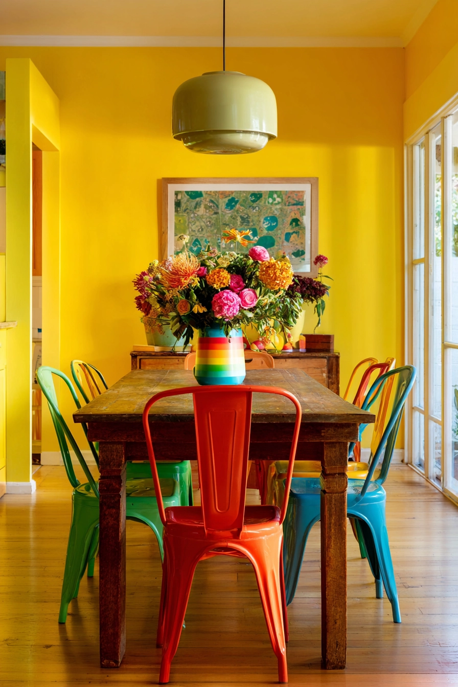 colorful dining room 10
