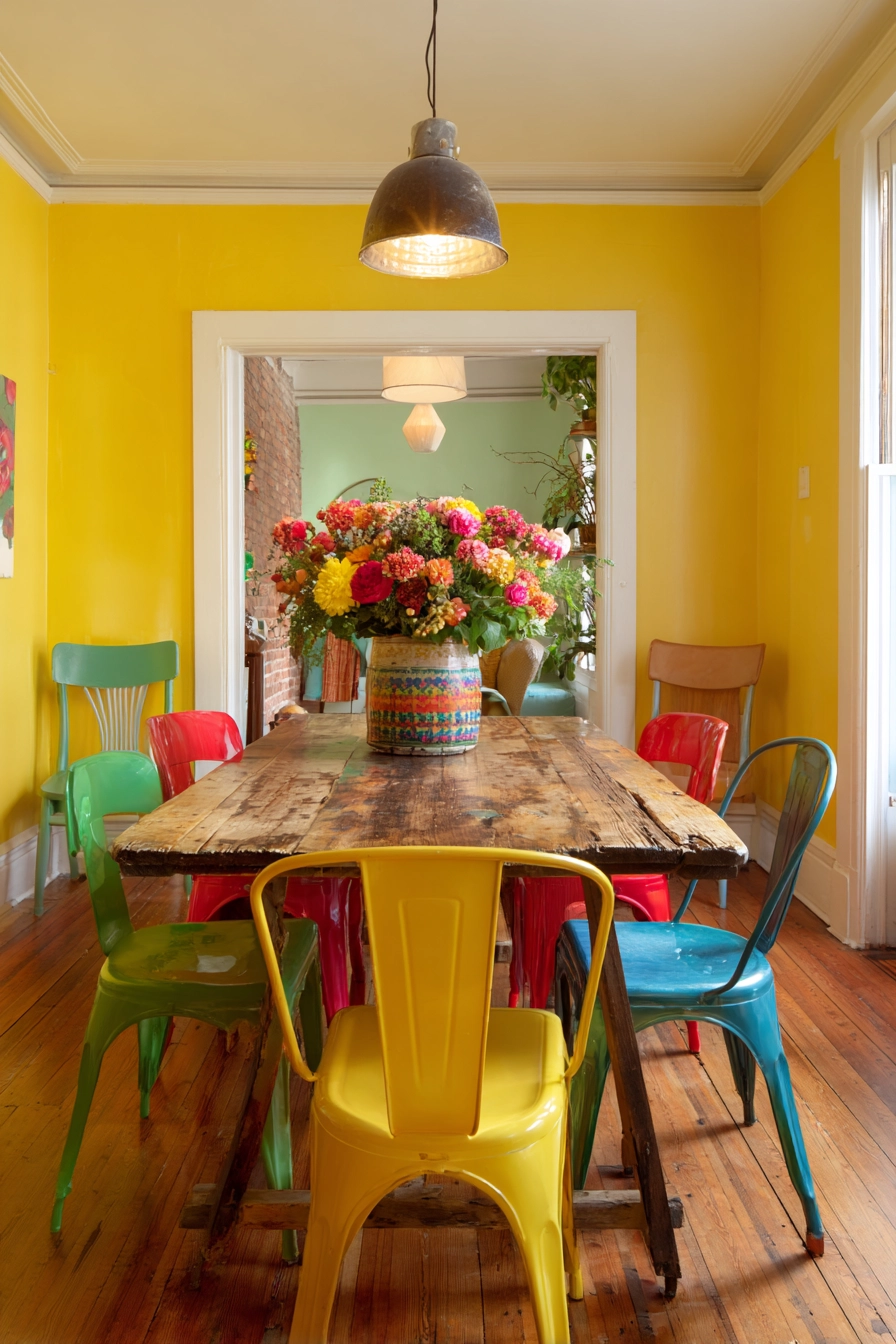 colorful dining room 11